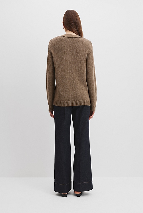 Relaxed Knit Cardigan