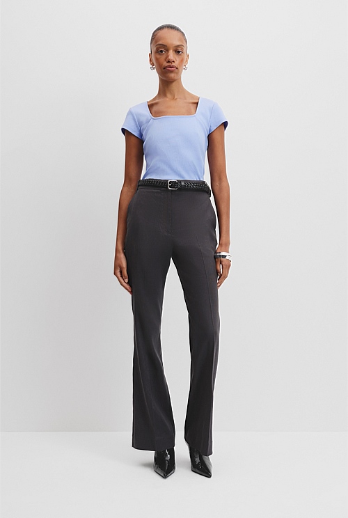 Australian Cotton Square Neck T-Shirt