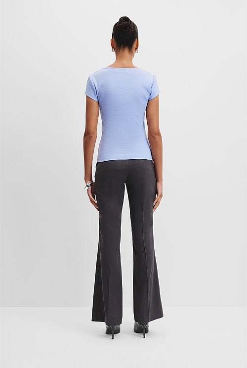 Australian Cotton Square Neck T-Shirt