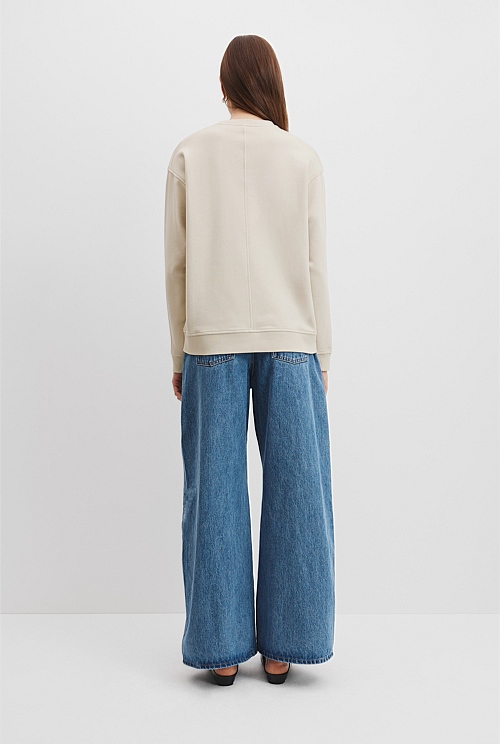 Australian Cotton Relaxed Fit Sweat