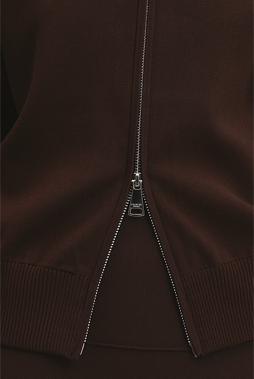 Compact Knit Bomber