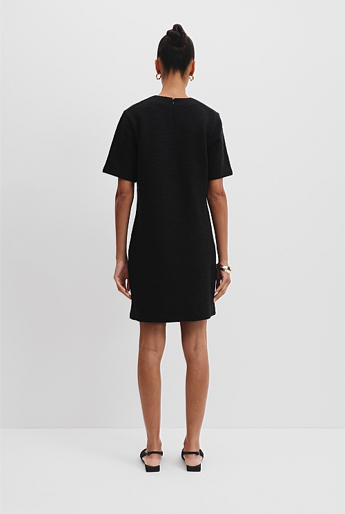 Textured Mini Dress