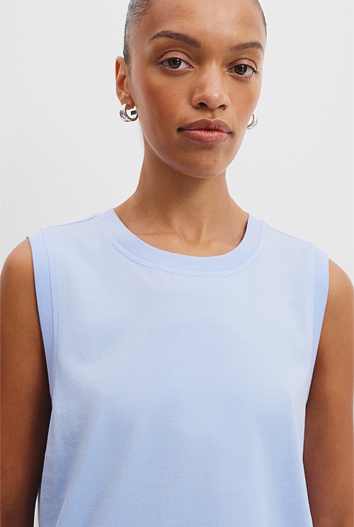 Australian Cotton Relaxed Tank