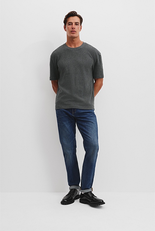 Australian Cotton Textured T-Shirt