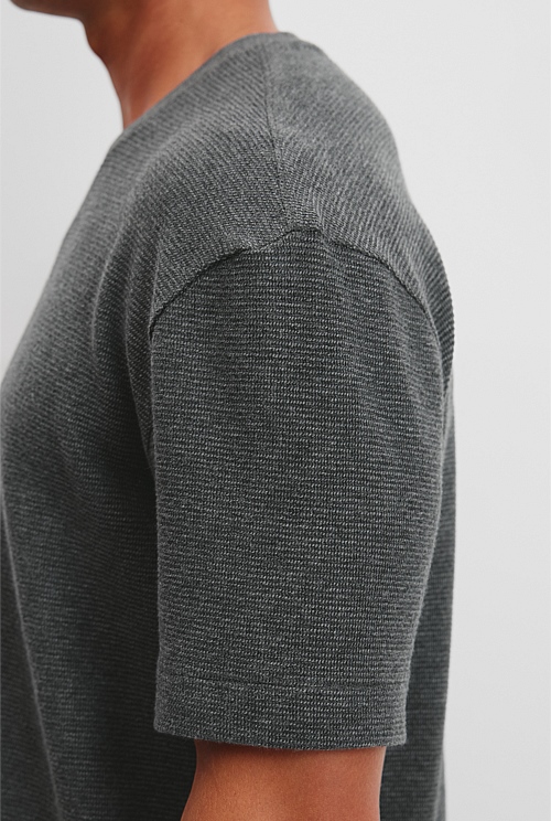 Australian Cotton Textured T-Shirt