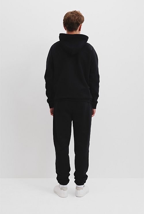 Panelled Hooded Sweat