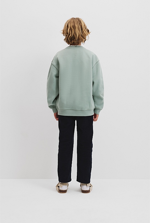 Australian Cotton Oversized CR Logo Sweat