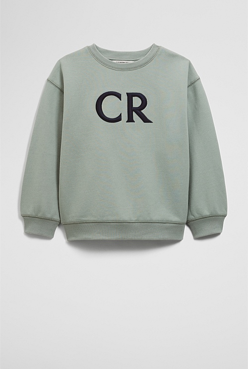 Australian Cotton Oversized CR Logo Sweat