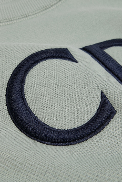 Australian Cotton Oversized CR Logo Sweat