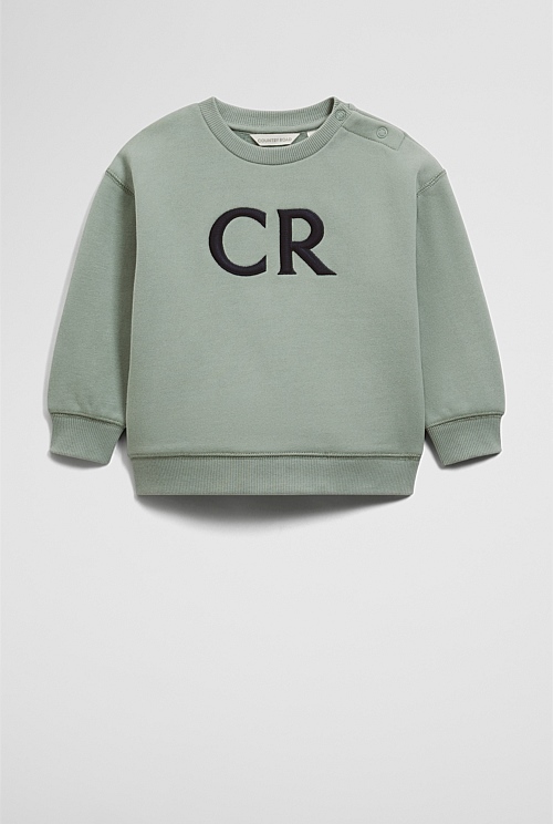Australian Cotton Oversized CR Logo Sweat