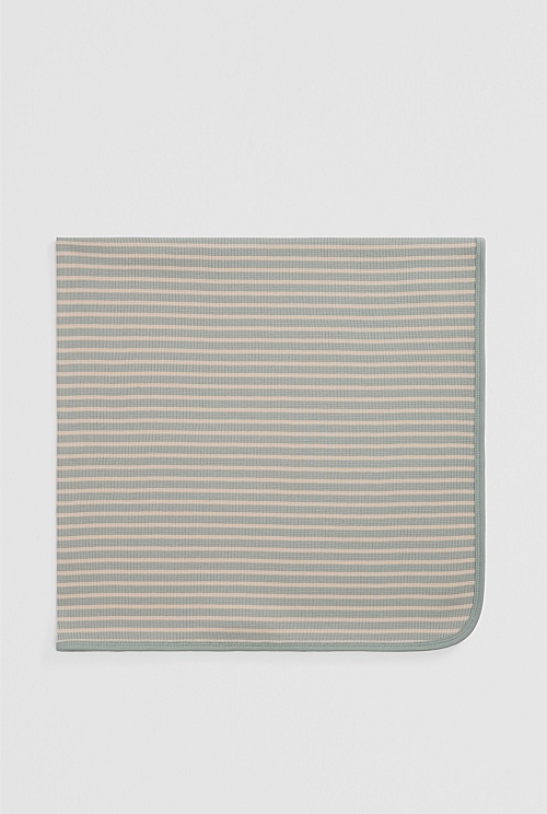 Organically Grown Cotton Waffle Blanket