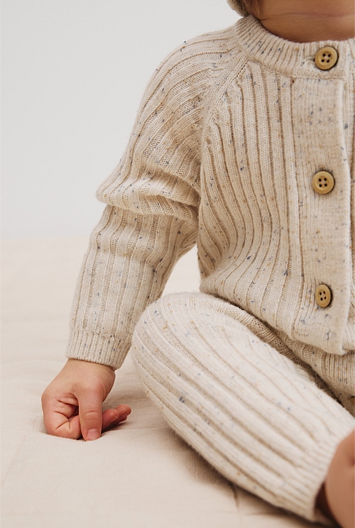 Button Knit Jumpsuit