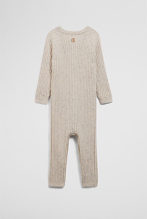 Button Knit Jumpsuit