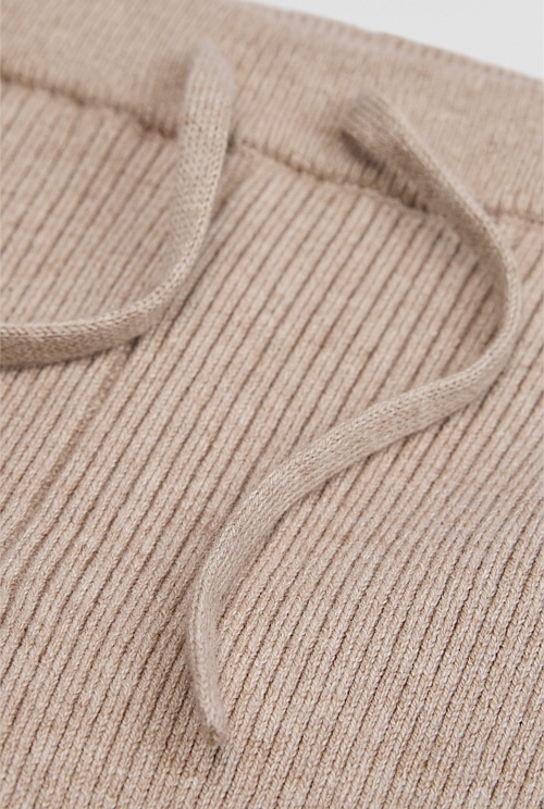 Organically Grown Cotton Blend Knit Legging