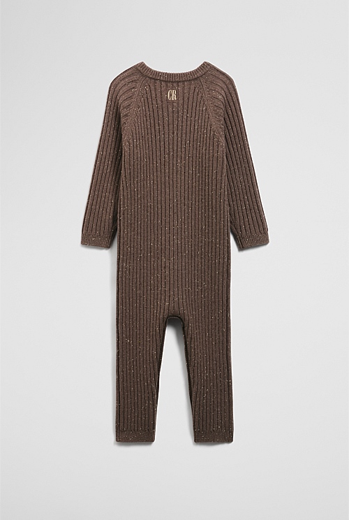 Button Knit Jumpsuit