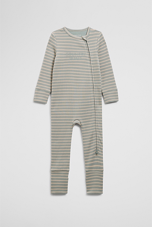 Organically Grown Cotton Waffle Jumpsuit