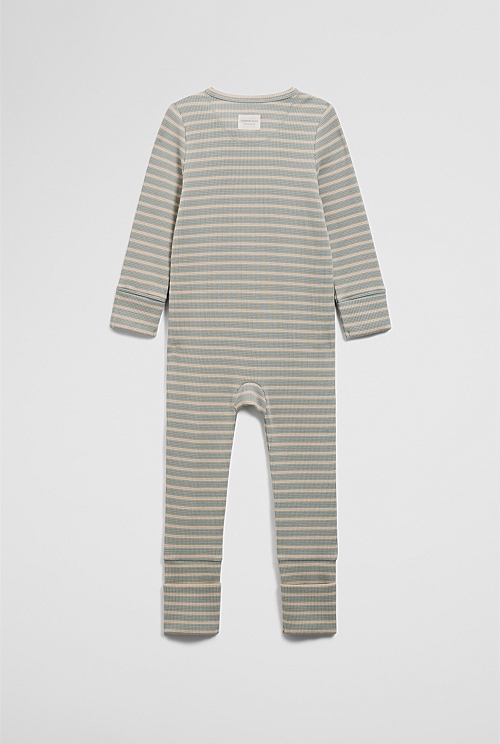 Organically Grown Cotton Waffle Jumpsuit