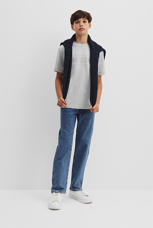 Teen Verified Australian Cotton Heritage Oversized T-Shirt