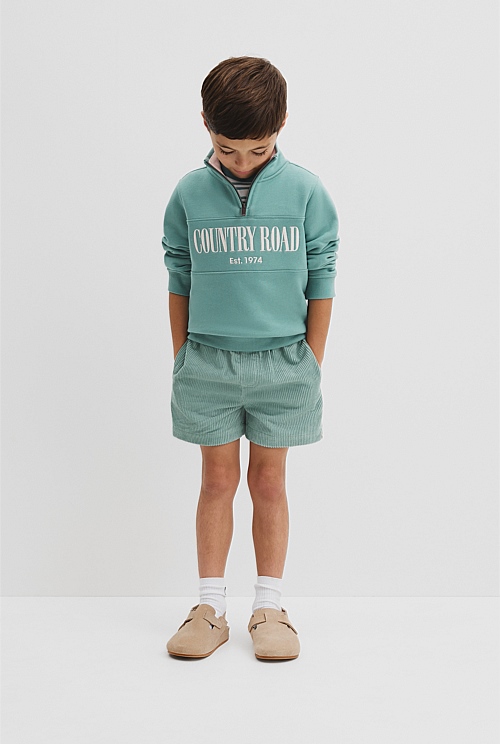 Verified Australian Cotton Heritage Half Zip Sweat