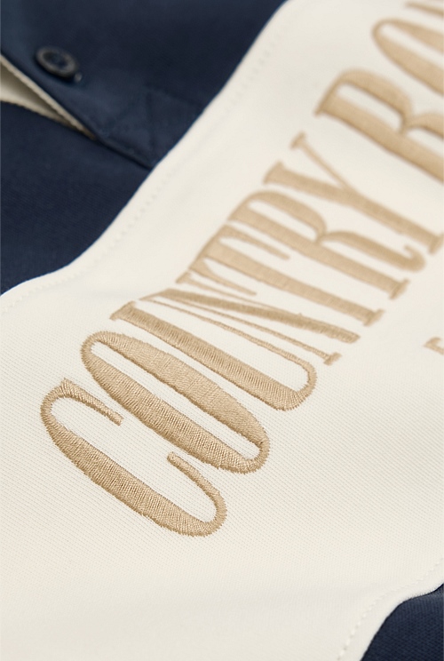 Organically Grown Cotton Logo Rugby Top