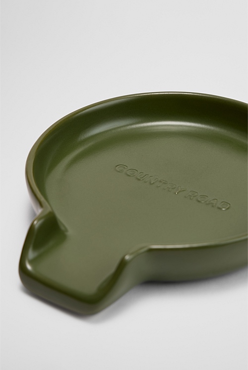 Demm Stoneware Spoon Rest Demm Stoneware Spoon Rest