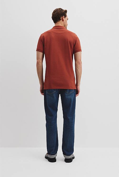 Verified Australian Cotton Pique Polo