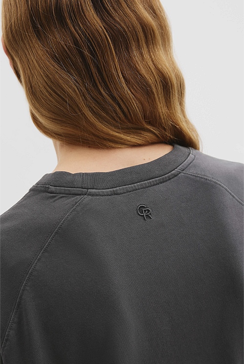 Australian Cotton Long Sleeve Relaxed T-Shirt