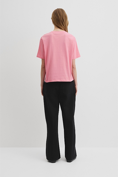 Australian Cotton CR Logo T-Shirt