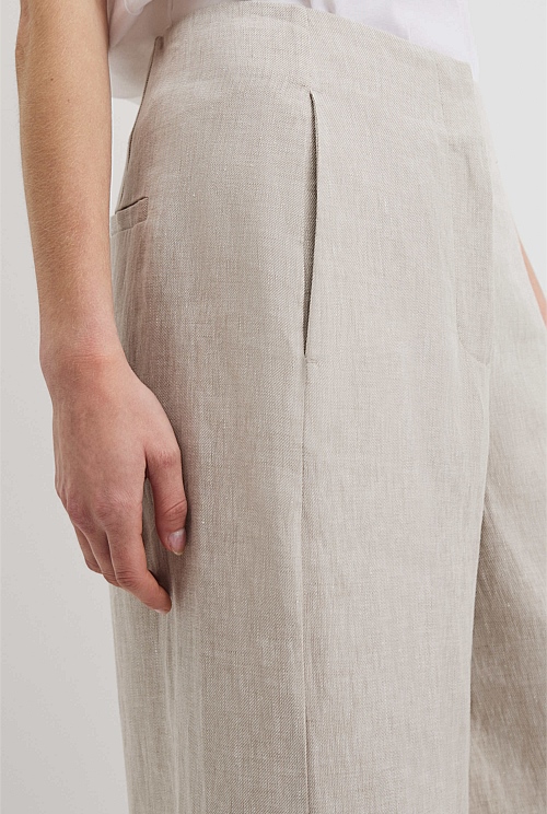 Linen Panel Pant