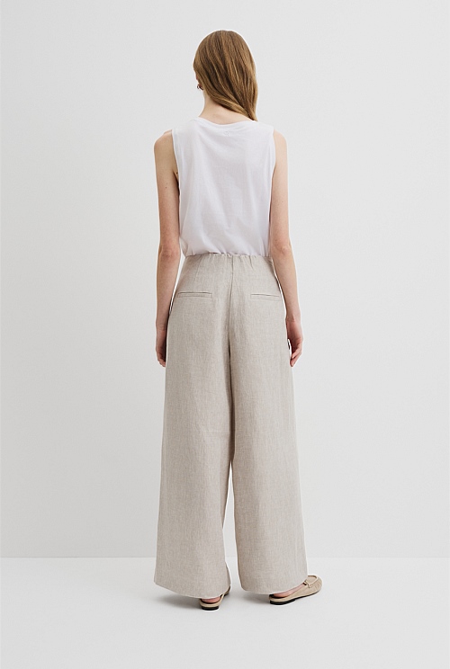 Linen Panel Pant