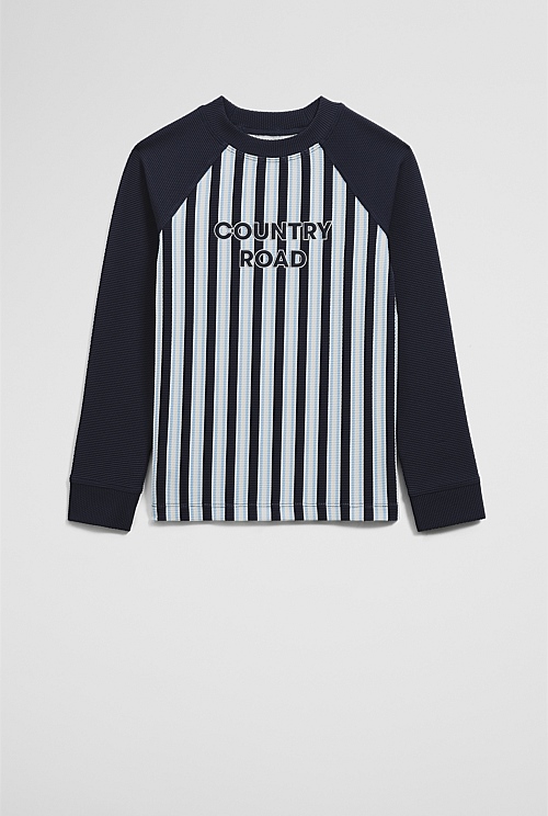 Stripe Logo Rash Vest