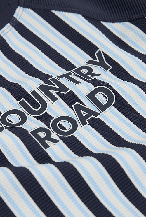 Stripe Logo Rash Vest