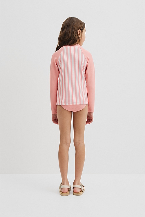 Stripe Logo Rash Vest