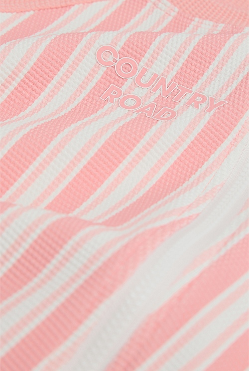 Stripe Logo Swimsuit