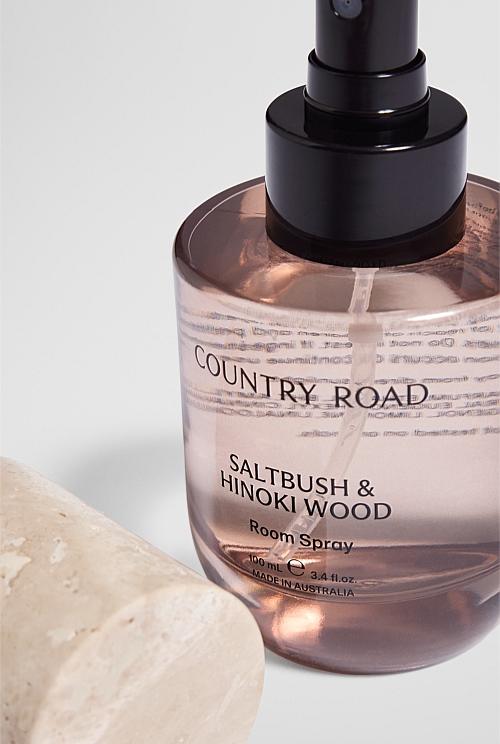 Australian Made Saltbush & Hinoki Wood Room Spray 100ml Australian Made Saltbush & Hinoki Wood Room Spray 100ml