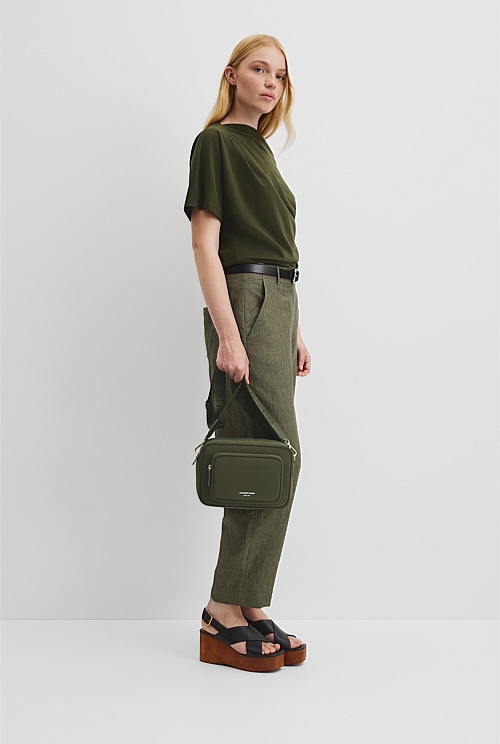 Recycled Polyester Soft Crossbody Bag