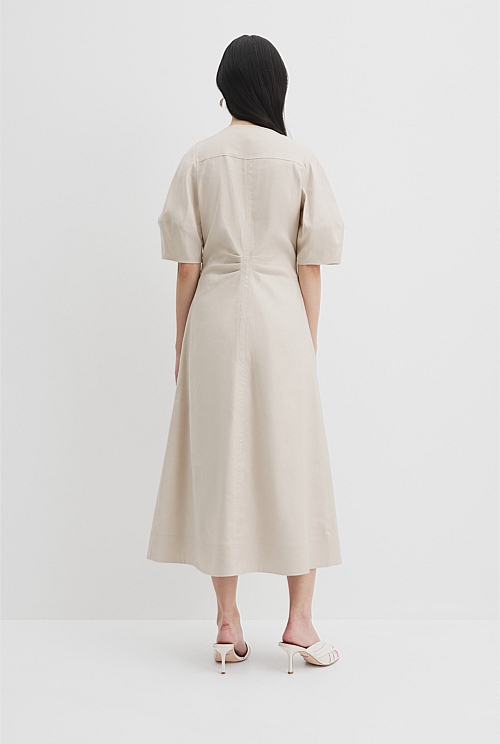 Fit and Flare Midi Dress