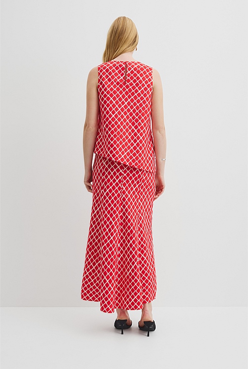 Print Asymmetric Tank Print Asymmetric Tank
