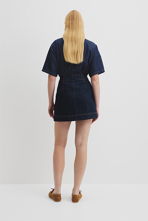Denim Mini Skirt