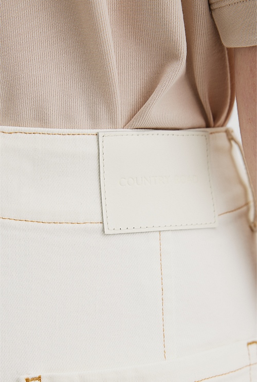 Denim A-Line Short