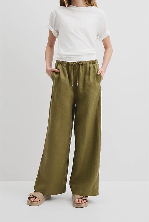 Organically Grown Linen Pant