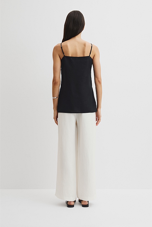 Organically Grown Linen Longline Cami