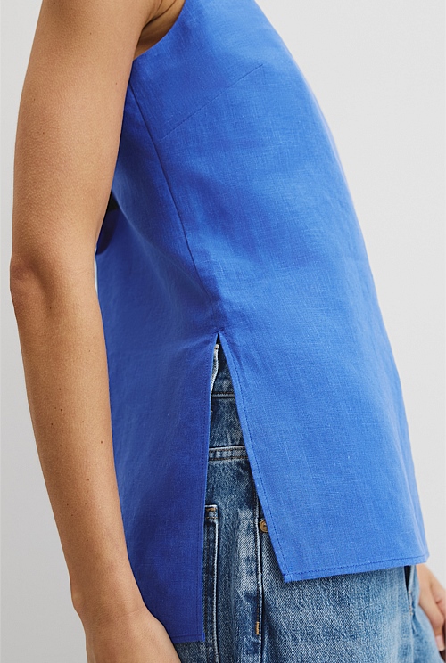 Organically Grown Linen Longline Cami