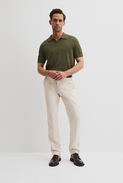 Australian Cotton Blend Silk Trophy Polo Australian Cotton Blend Silk Trophy Polo