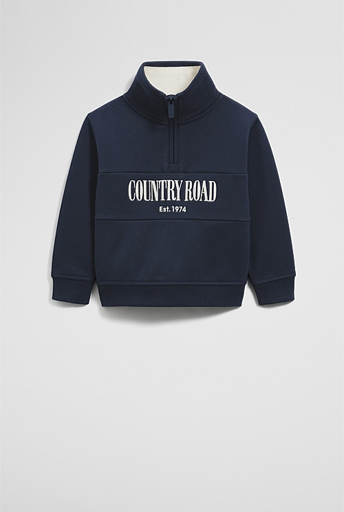 Australian Cotton Heritage Half Zip