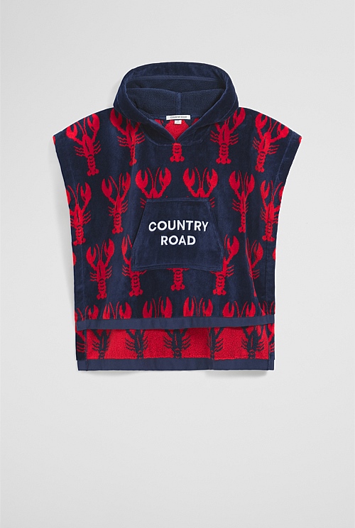 Australian Cotton Lobster Poncho