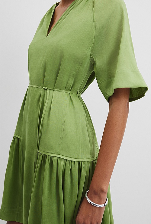 Tiered Mini Dress
