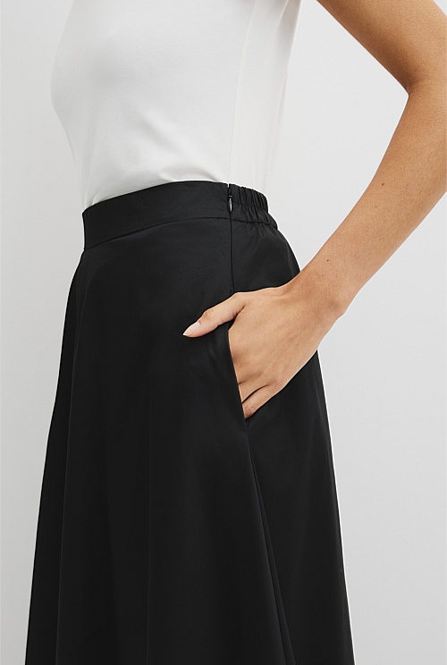 Dirndl Maxi Skirt