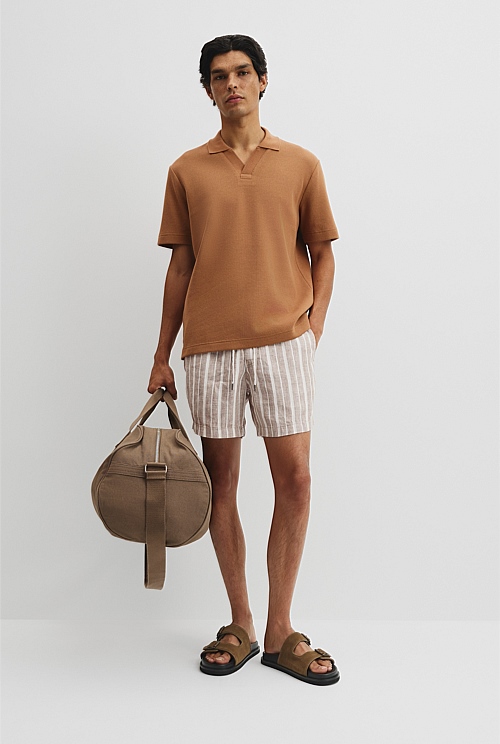 Australian Cotton Waffle Polo