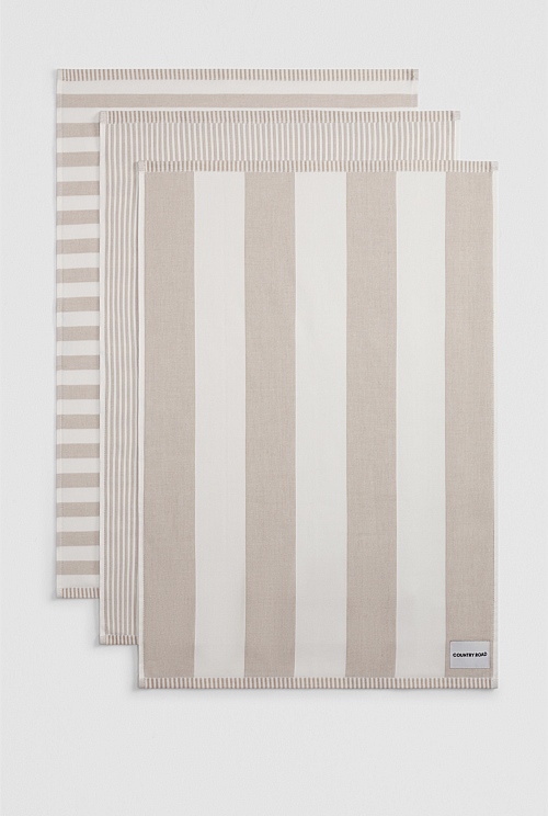 Isa Australian Cotton Tea Towel Pack of 3